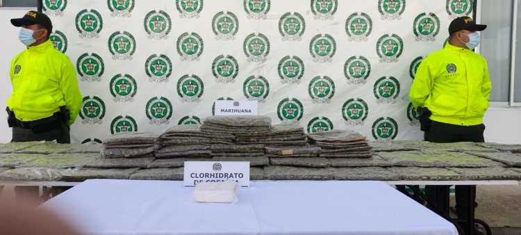 Cayó encomienda de marihuana y clorhidrato de cocaína en Yopal