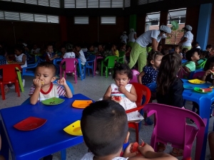 ICBF acompaña los niños en el nuevo CDI ‘Las Heliconias’, en Llano Lindo