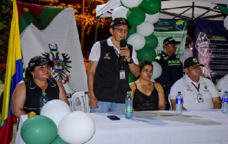 Yopal implementa zona segura en la comuna V con apoyo de Policía y comunidad