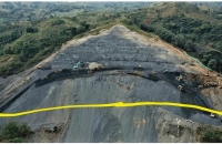 Así van los trabajos en la vía Aguazul-Sogamoso. Se espera que la apertura se pueda dar para la fecha que estaba prevista.