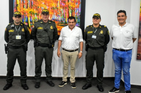 Nuevo comandante y subcomandante en la Estación de Policía de Yopal