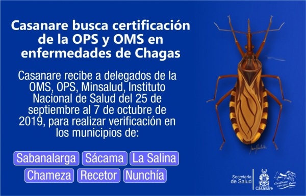 Delegados internacionales verificarán actualidad del Chagas en Casanare