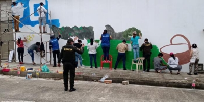 “El mural de la reconciliación”, nuevo referente para las víctimas de Chámeza