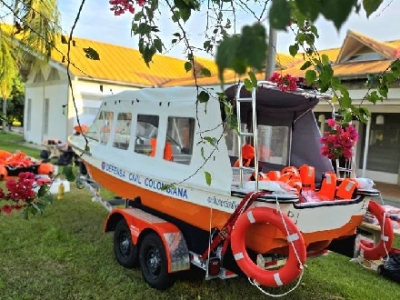 Defensa Civil recibe dos botes para emergencias en los ríos del Casanare