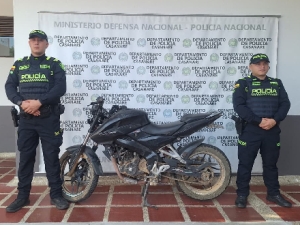 En San Luis de Palenque Policía recuperó moto reportada como hurtada en Pore en el año 2023