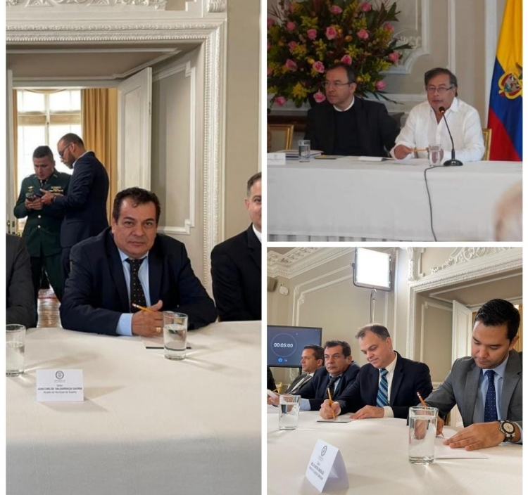 Alcalde de Yopal asistió a reunión con el presidente Petro en representación de los mandatarios de la región de los llanos orientales