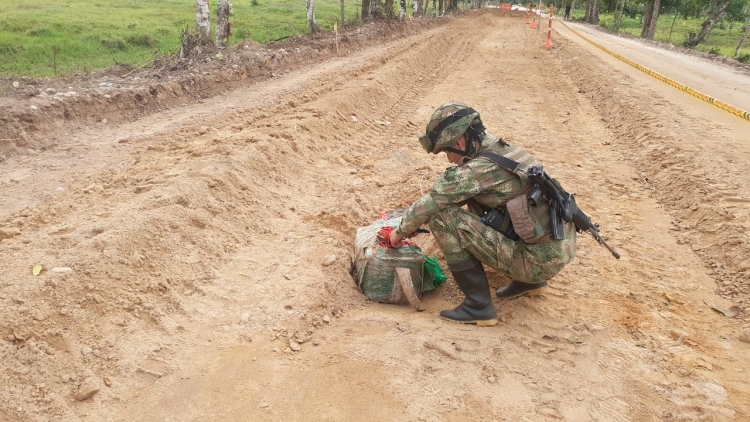 Ejército Nacional destruye artefactos explosivos en Arauca