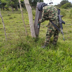 Ejército Nacional desactiva cinco áreas minadas con más de 37 artefactos explosivos en Arauca