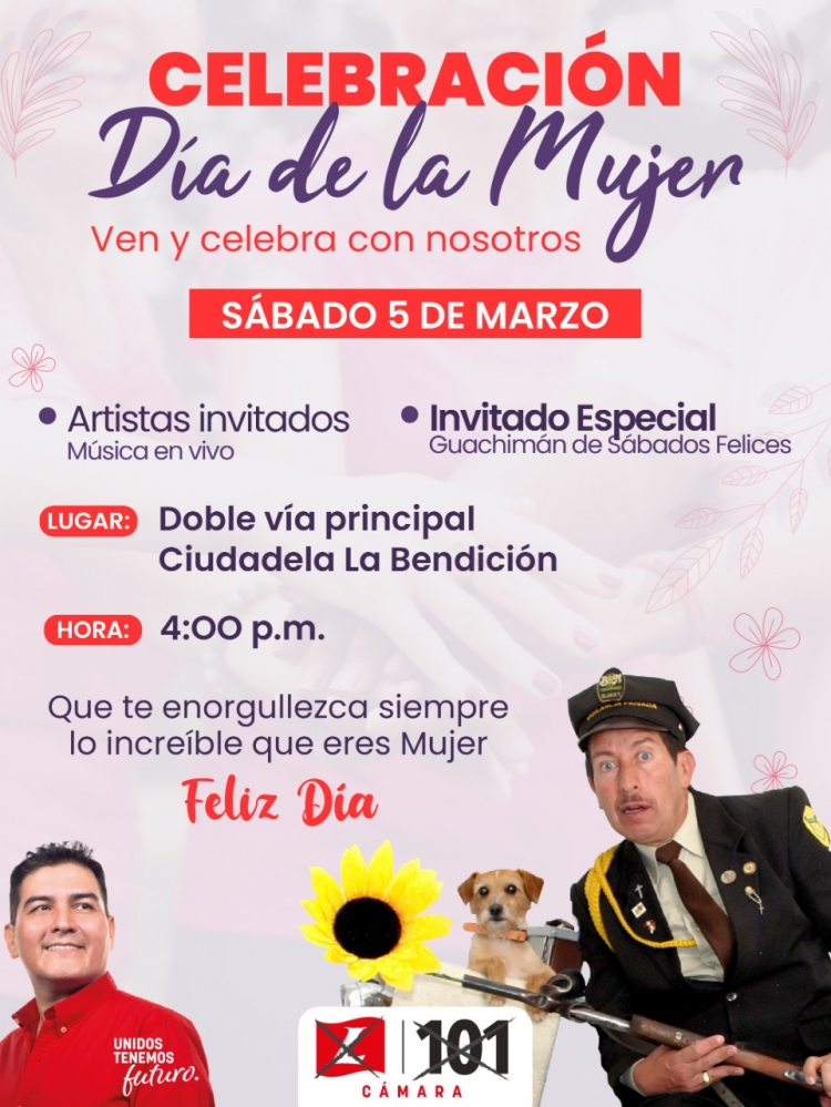 Hugo Archila, Celebra hoy el Día de la Mujer