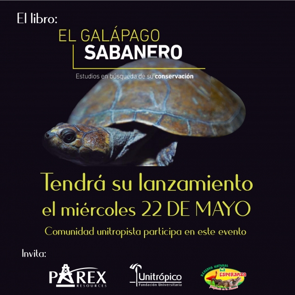 &#039;El Galápago Sabanero&#039;, un libro que lanzará Parex y Unitrópico