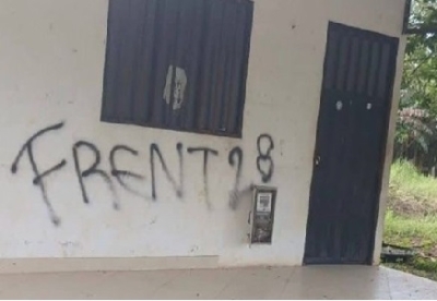 Aparecen letreros alusivos a las disidencias de las Farc en Montañas del Totumo