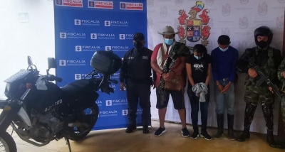 Asegurados presuntos extorsionistas de finqueros en el norte de Casanare