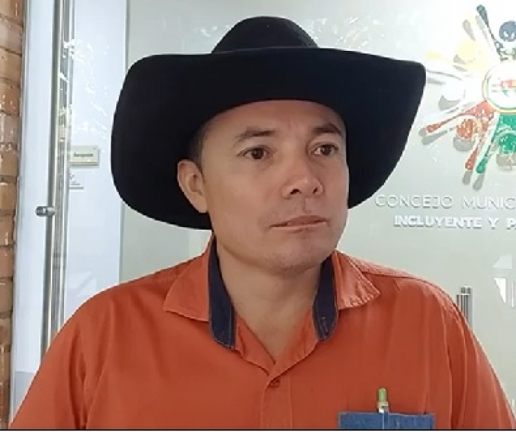Concejal Wilson García se pronunció sobre el incidente presentado durante la protesta en contra del lunes 25 de febrero