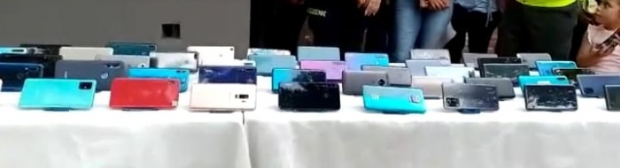 Policía Casanare entregó a sus dueños veinte celulares que habían sido robados