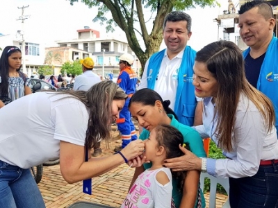 Más de mil menores fueron vacunados en Casanare durante la Semana de Las Américas
