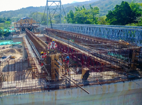 Alcaldía ordenó cierre de obras en el puente El Charte por caso positivo de Covid19