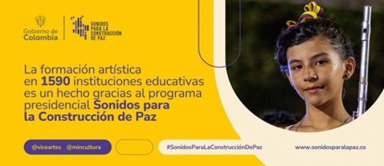 Sonidos para la construcción de paz se logró consolidar como la mayor apuesta cultural del Gobierno del Cambio durante el año 2024