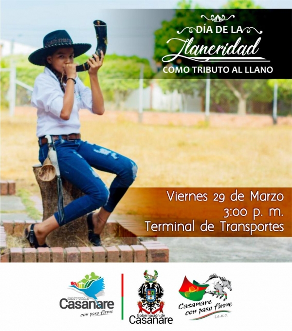 Celebración del Día de la Llaneridad este viernes en el terminal de Yopal