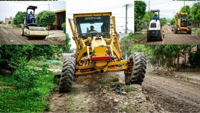 Continúan obras de rehabilitación y mantenimiento de vías urbanas en Yopal