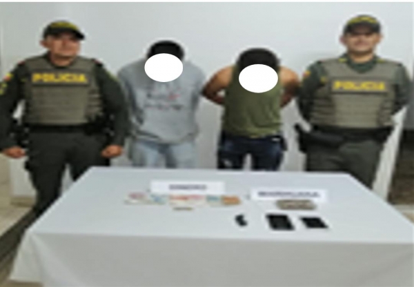 Capturados sujetos que vendieron marihuana a un niño de 15 años en Chámeza