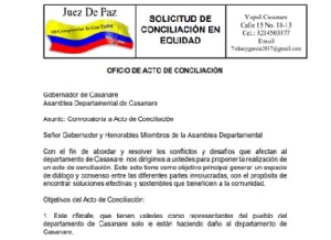 Convocan a conciliación en Yopal para resolver conflictos entre Gobernación y Asamblea de Casanare