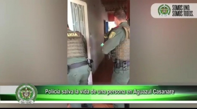 Valerosos Policías evitaron un suicidio en Aguazul