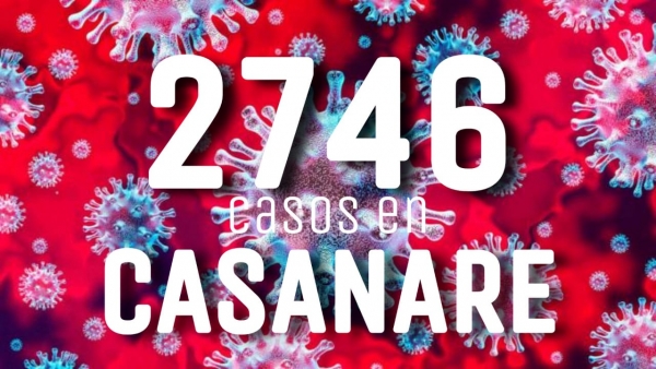 Casanare llegó a 2746 casos de Coronavirus. Van 56 fallecidos