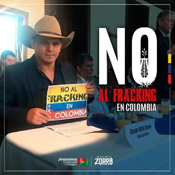 César Ortiz Zorro busca prohibir el Fracking acudiendo a las altas cortes