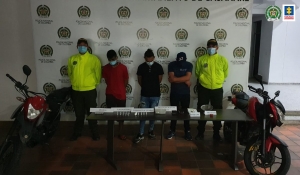 Medida de aseguramiento para tres hombres que pertenecerían al grupo de delincuencia común Los Houses en Monterrey
