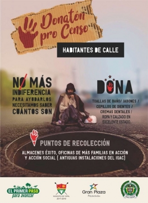 Hoy, jornada de caracterización de los habitantes de calle de Yopal