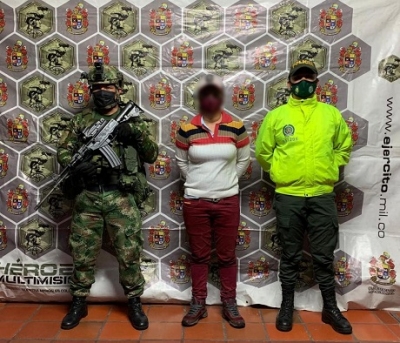 Capturada alias &quot;la Flaca&quot;, presunta integrante del ELN