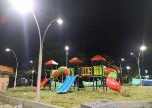 Modernización del alumbrado público le cambió la cara a los parques de los barrios Bicentenario y El Salitre