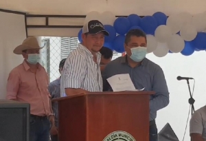 Gobernador llegó a Villanueva a anunciar importantes inversiones
