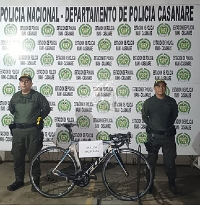 Policía recuperó bicicleta que luego de ser hurtada había sido publicada para su venta