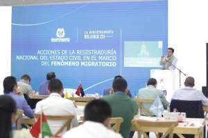 “El fenómeno de la ilegalidad de migrantes en el país es un asunto de seguridad nacional”: Alexander Vega, registrador Nacional,.