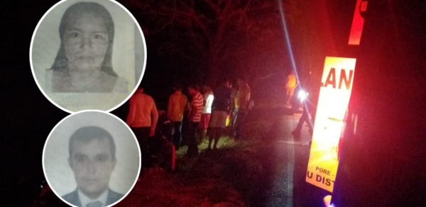 Una mujer muerta y un herido por accidente en la vía Pore - Yopal