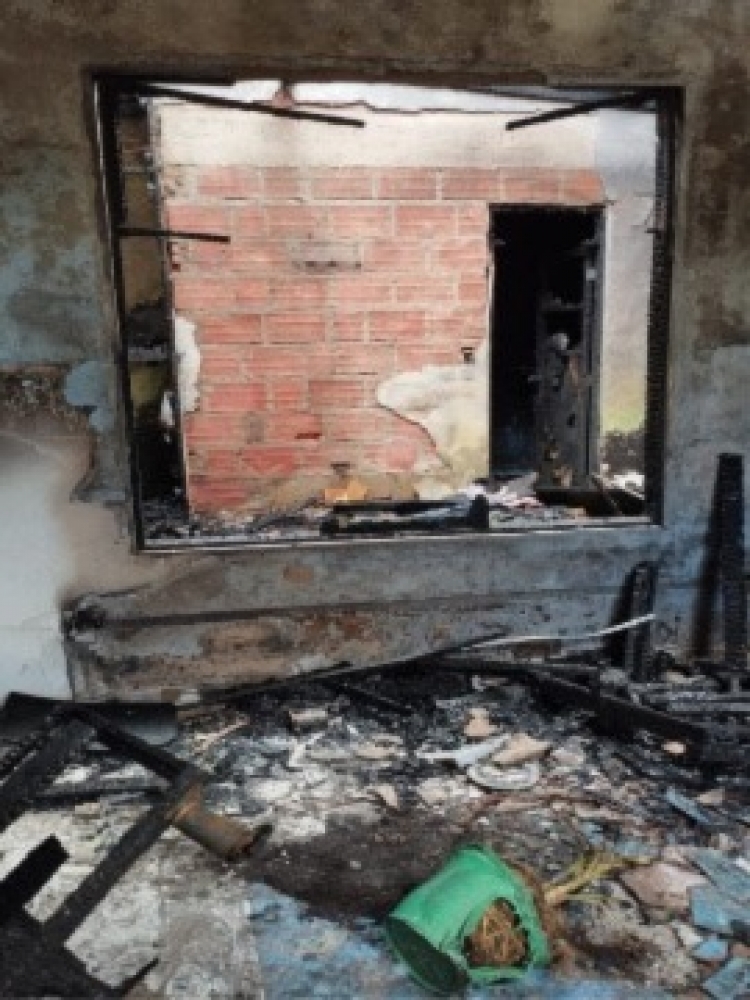 Pérdidas por 20 millones de pesos dejó un incendio que se registro en una vivienda de Aguazul
