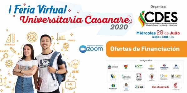 Hoy, Primera Feria Universitaria Virtual Casanare 2020