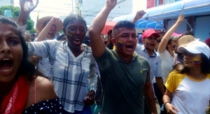 Los estudiantes, ejemplo durante el Paro Nacional en Yopal