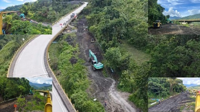 Ya se iniciaron trabajos de vía temporal en el sector de Los Grillos