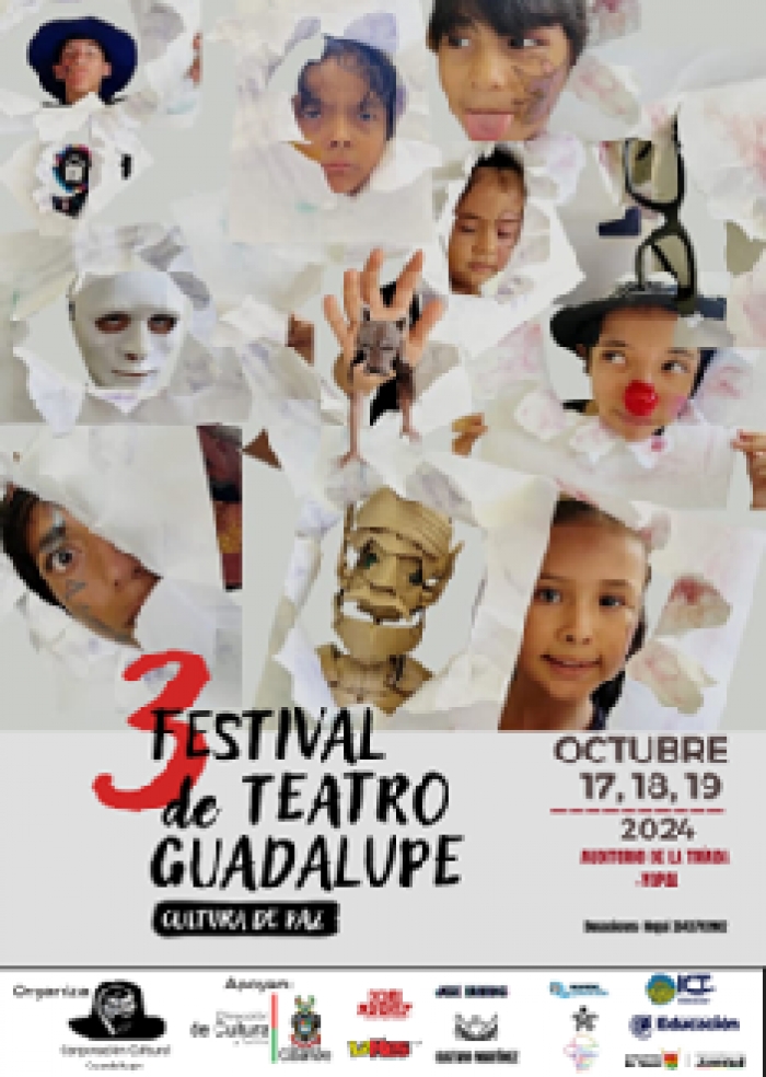 Hoy jueves inicia Tercer Festival de teatro Guadalupe