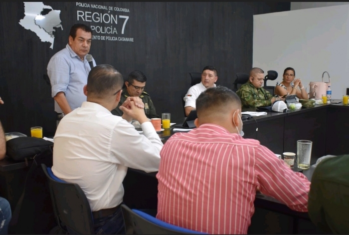 "Resultados contundentes”, pidió el alcalde de Yopal en visita de delegado de alto mando de la Policía Nacional