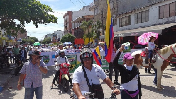 Líderes sociales se manifestaron en defensa del agua en Yopal
