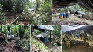 Autoridades localizaron y destruyeron laboratorio clandestino en zona rural de Tauramena