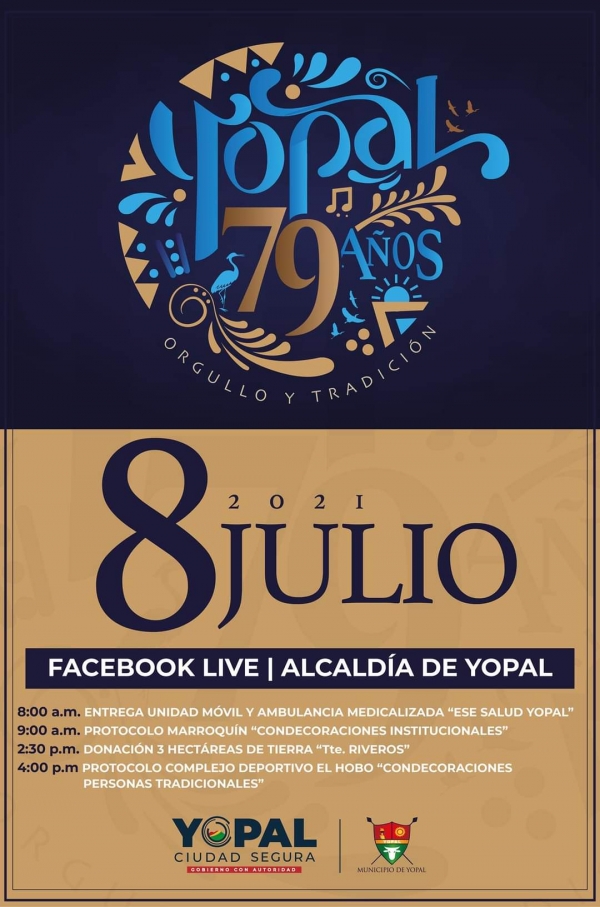 Yopal celebra el cumpleaños número 79