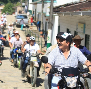 Marco Tulio Ruiz visitó el municipio de Támara