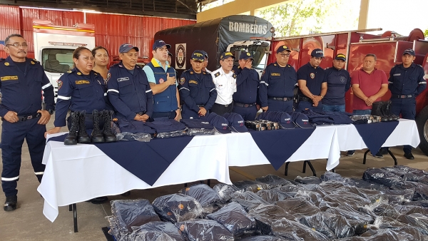 Bomberos, Cruz Roja y Defensa Civil recibieron dotación en Casanare