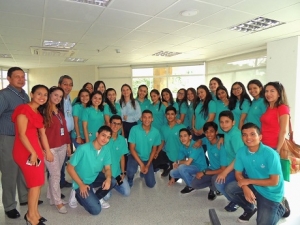 Grado 11° de IE Camilo Torres de Aguazul visitó las instalaciones de la Gobernación