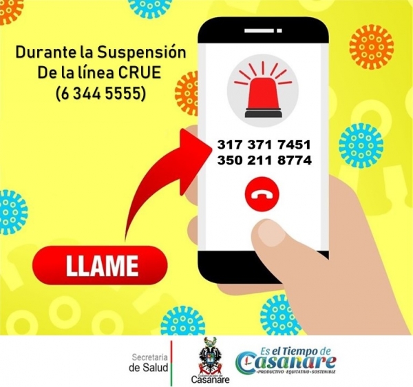 Línea de Urgencias y Emergencias estará suspendida hoy durante 4 horas