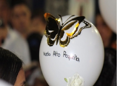 Con una velatón comunidad deportiva rindió homenaje Lauren Rodríguez Mendoza